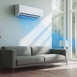 Klimaanlage:Kühlen im Sommer, heizen im Herbst